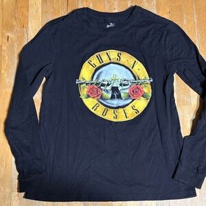 Guns N Roses Black Long Sleeve Tshirt